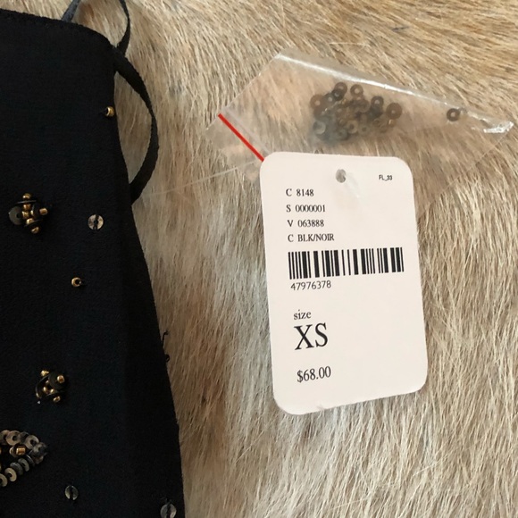 NWT Free People Halter, T Strap Beaded Star Cami - Picture 2 of 6